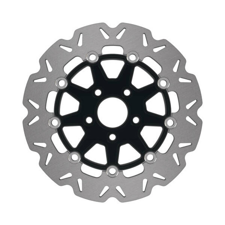 EBC Tarcza hamulcowa motocyklowa VR727BLK VEE, do amerykańskich motocykli, czarna