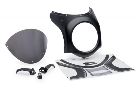 Owiewka PUIG Retrofairing do Honda CB650R 24-25 (czarna) Mocno przyciemniany (F) 21961F