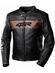 KURTKA MOTOCYKLOWA SKÓRZANA 4SR HOOLIGAN BROWN