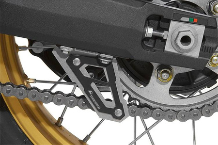 Płetwa osłony łańcucha, czarna, do Hondy CRF 1000L Africa Twin/ CRF1000L Adventure Sports