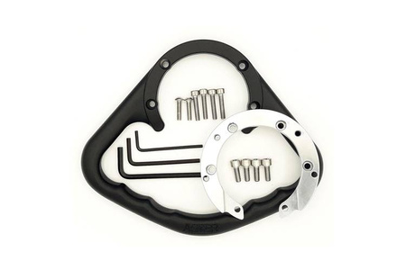 Uchwyt PUIG dla pasażera do Kawasaki Ninja 250R / 300 / Z250SL Czarny (N) 6742N