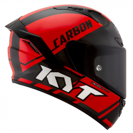 Kask Motocyklowy KYT NX RACE CARBON RACE-D czerwony fluo 