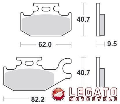 KLOCKI HAMULCOWE SBS 196 CT