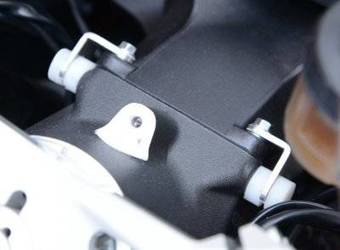 ODBOJNIKI KIEROWNICY R&G  DUCATI 899 / 1199 PANIGALE, WHITE