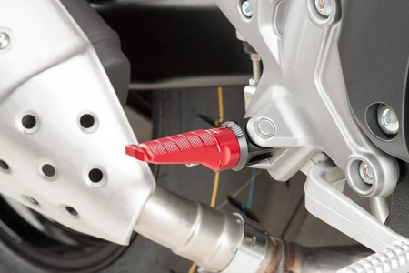 Podnóżki PUIG Racing (wymagają adapterów) Czerwony (R) 6301R