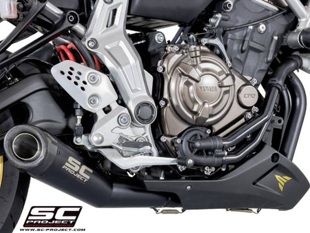 SC-Project układ wydechowy Conic Matt Black Yamaha MT-07 (2013 – 2016)