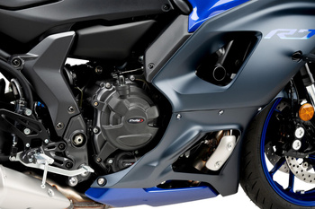 Pokrywy dekli silnika PUIG do Yamaha R7 22-25 (FIM) Czarny (N) 21929N