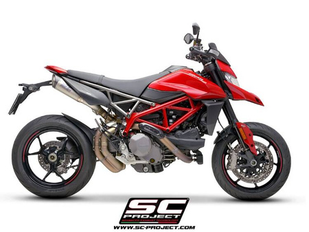 SC-Project tłumik końcowy S1 tytan z siatką Ducati Hypermotard 950 - RVE - SP (2021 – 2024)