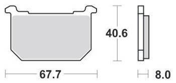 KLOCKI HAMULCOWE SBS 539 HF