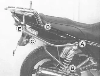 Yamaha XJR 1300 (2004-2006) topcase carrier