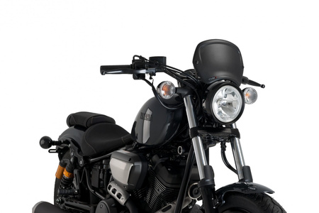 Owiewka PUIG Retroplate do Yamaha XV950 / R 14-20 Czarny mat (J) 3812J