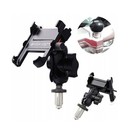 FreedConn motocyklowy uchwyt na telefon w główkę ramy MC10N + BM2R 