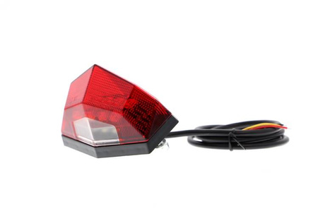 EP Combination Rear Light / Number Plate Light (Red) (PRN003010-01) - EVOTECH PERFORMANCE
