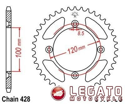 ZĘBATKA NAPĘDOWA JT TYŁ (428)