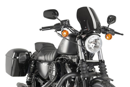 Owiewka PUIG do Harley-Davidson Sportster 883 / 1200 Czarny (N) 9283N