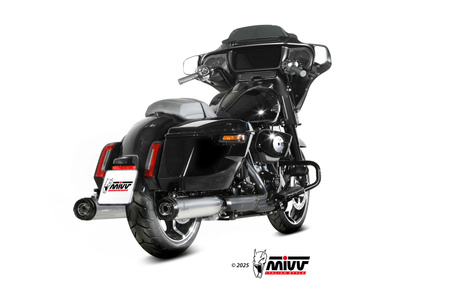 Mivv Tłumiki końcowe HR-1 stal nierdzewna HARLEY DAVIDSON STREET GLIDE / ANNIVERSARY / SPECIAL / SPECIAL ANNIVERSARY 2017-2026