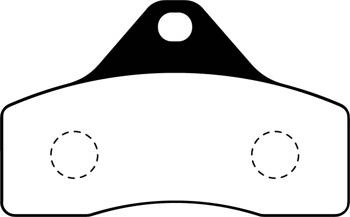 EBC Klocki kartingowe FA552S (1 kpl. na tarczę)