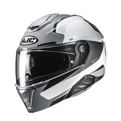 KASK MOTOCYKLOWY HJC I91 FELIO GREY WHITE