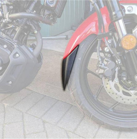 Przedłużenie błotnika do Yamaha XSR125 2021-2025 (przednie) Czarny (N) 21638N