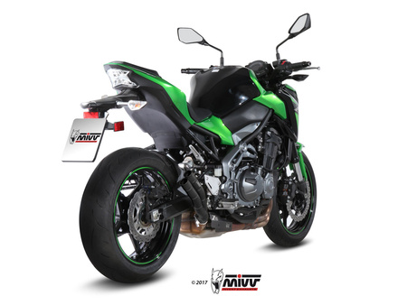 MIVV Tłumik Końcowy DOUBLE GUN BLACK Kawasaki Z900 2017-2026