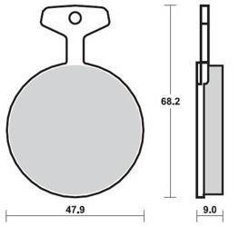 KLOCKI HAMULCOWE SBS 504 DCC