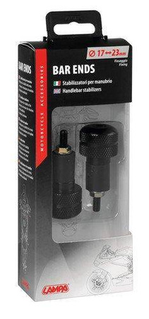 90639 Uniwersalne ciężarki kierownicy 17/23 mm- czarny