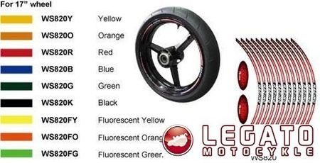 REFLECTIVE STICKER RACING KEITI BLUE