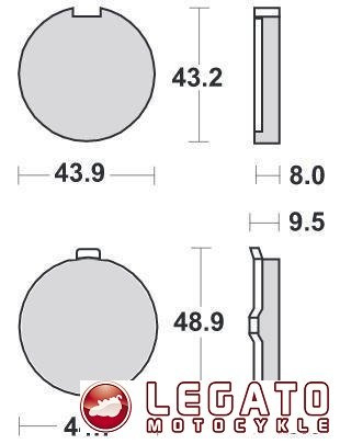 KLOCKI HAMULCOWE SBS 524 HF