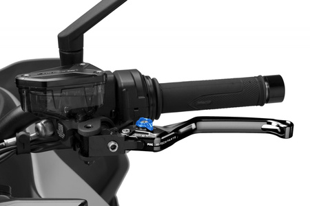 Regulowana dźwignia sprzęgła PUIG 4.0 EVO (bez zawiasu, wymaga adaptera) Czarny (N) 4220NN
