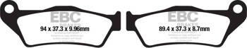 EBC Klocki hamulcowe FA671 (kpl. na 1 tarcze)