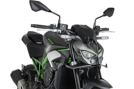 Przednie spoilery dociskowe do Kawasaki Z900 Czarny mat (J) 22446J