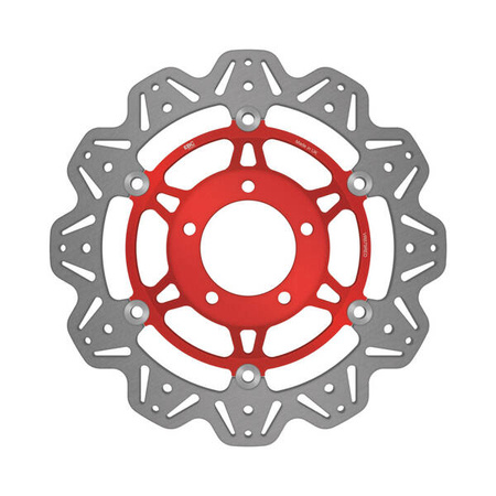 EBC Tarcza hamulcowa motocyklowa VR679RED VEE, czerwona