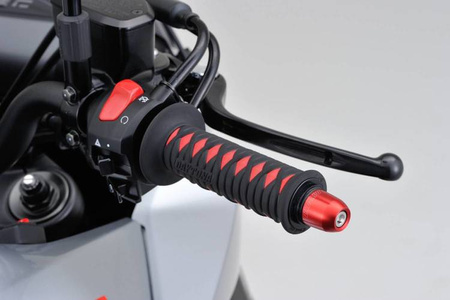 Końcówka kierownicy PINO-1 14-19mm czerwony