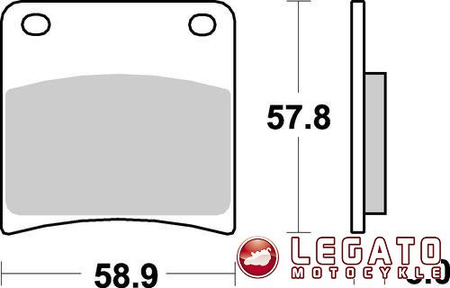 KLOCKI HAMULCOWE SBS 620 HS