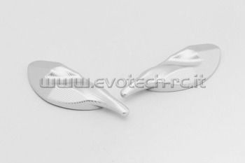 Zaślepki lusterek EVOTECH RC Triumph srebrne