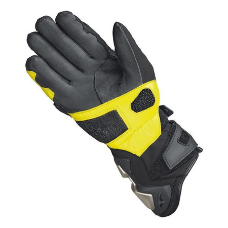 Motocyklowe Rękawice Skórzane Held Titan Rr Black/Flou Yellow