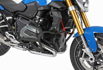 Stiffening bracket black for engine guard 501668 for BMW R 1200 GS LC (2013-2018)