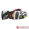 Rękawice skórzane Alpinestars SP-2 czarno biało czerwone