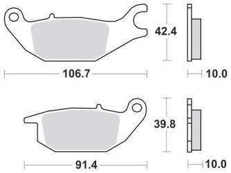 KLOCKI HAMULCOWE SBS 784 HF