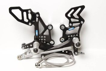 PP Tuning sety podnóżków sportowe Kawasaki Ninja 250, 300 2013-2017