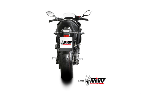 Mivv Układ Wydechowy X-M5 Inox Nero Suzuki GSX-8R 2024 Suzuki GSX-8S 2022-2024