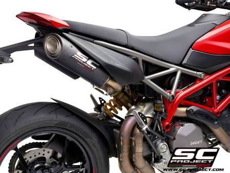 SC-Project tłumik końcowy S1 carbon Ducati Hypermotard 950 - RVE - SP (2021 – 2024)