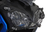 Headlight Protector with Quick Release Fastener for Yamaha XT1200Z Super Tenere, stainless steel, black *OFFROAD USE ONLY*