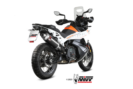 Mivv Tłumik końcowy DAKAR BLACK STAINLESS STEEL KTM 790 ADVENTURE / R 2025