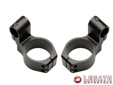 Podwyższane 20mm kierownice Clip-ons  Ø48 LigchTech wysunięcie 40mm do HONDA