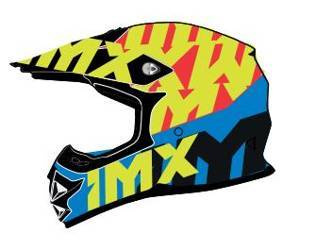 KASK IMX FMX-01 JUNIOR BLACK/FLUO YELLOW/BLUE/FLUO RED