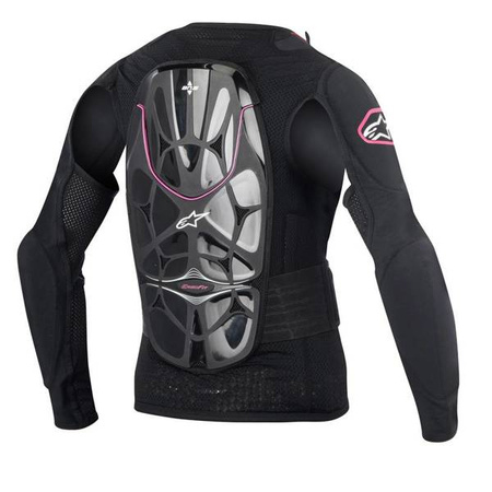 KOSZULKA Z OCHRANIACZAMI ALPINESTARS LADY STELLA BIONIC BLACK/PURPLE