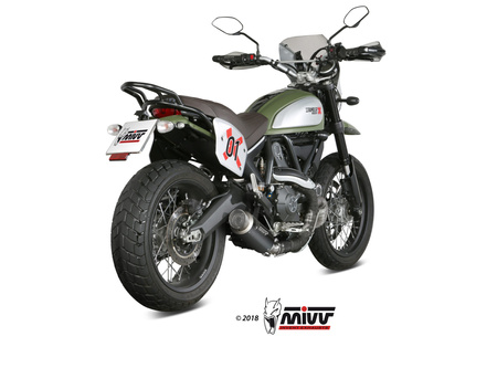 Mivv Tłumik końcowy GP PRO BLACK STAINLESS STEEL DUCATI SCRAMBLER 800 2015-2020