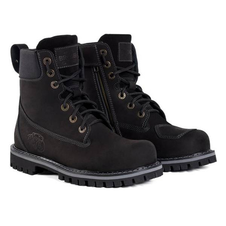 BUTY SKÓRZANE BROGER ALASKA II VINTAGE BLACK