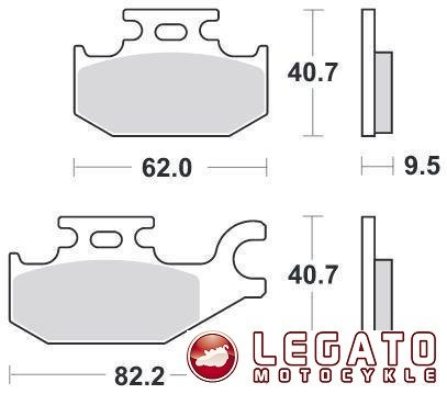 KLOCKI HAMULCOWE SBS 754 RSI